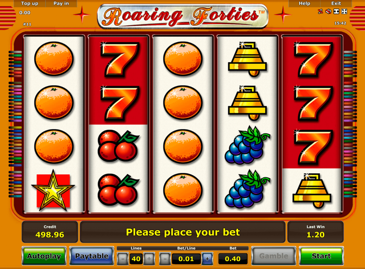 roaring forties novomatic casino gokkasten 