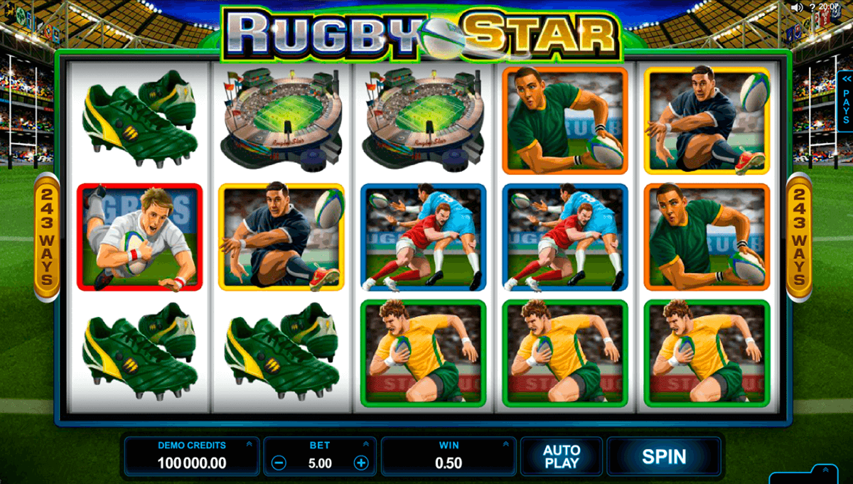 rugby star microgaming casino gokkasten