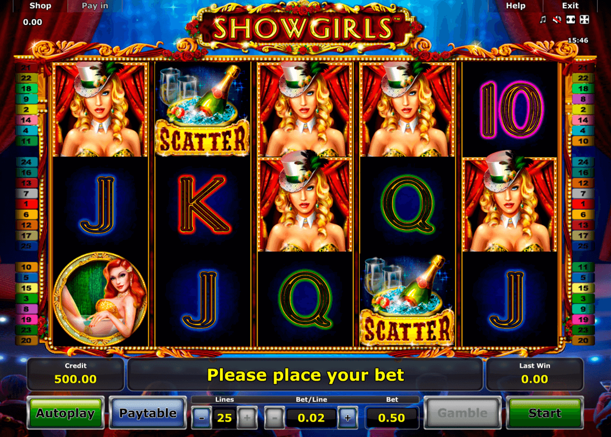 showgirls novomatic casino gokkasten 
