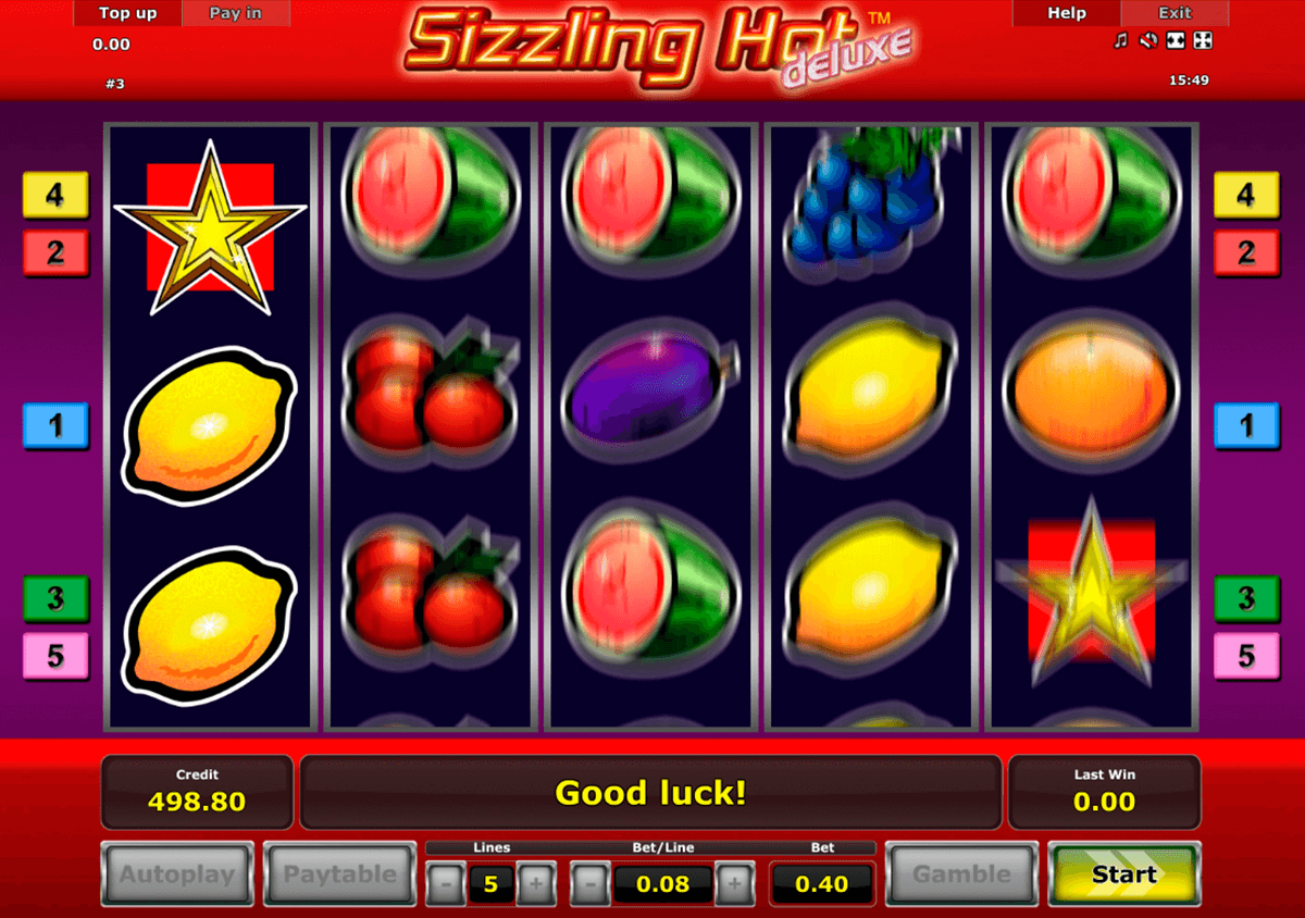 Sizzling Hot Deluxe Online Free Play
