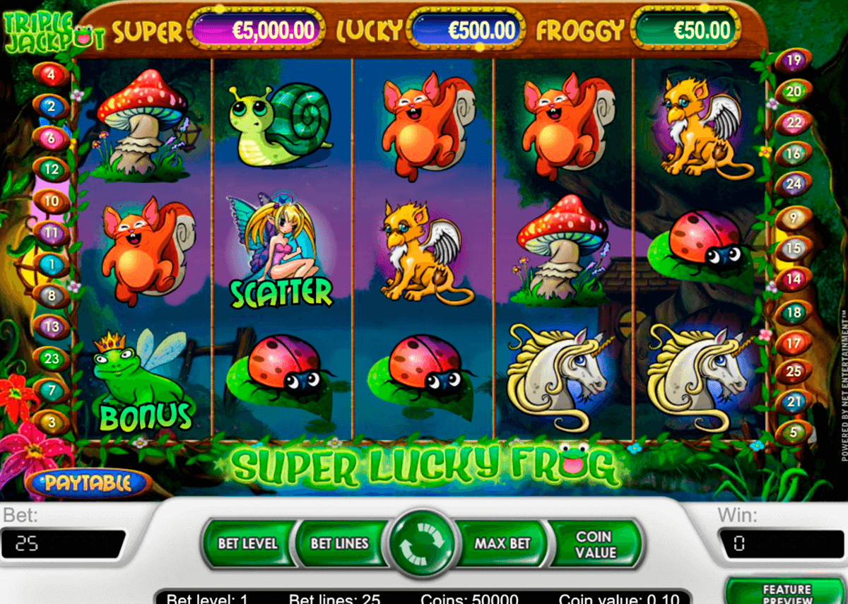super lucky frog netent casino gokkasten 