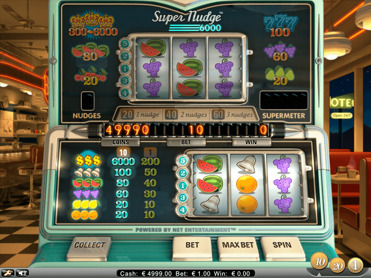 super nudge 6000 netent casino gokkasten 