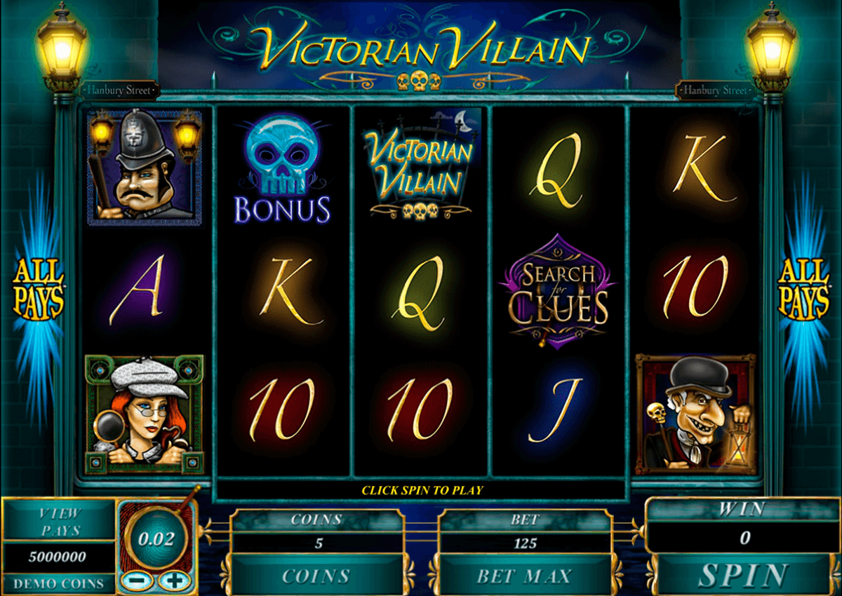 victorian villain microgaming casino gokkasten 