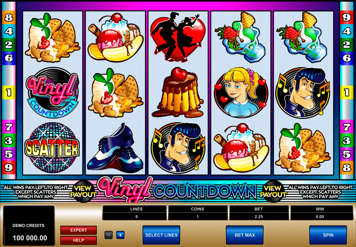 vinyl countdown microgaming casino gokkasten 