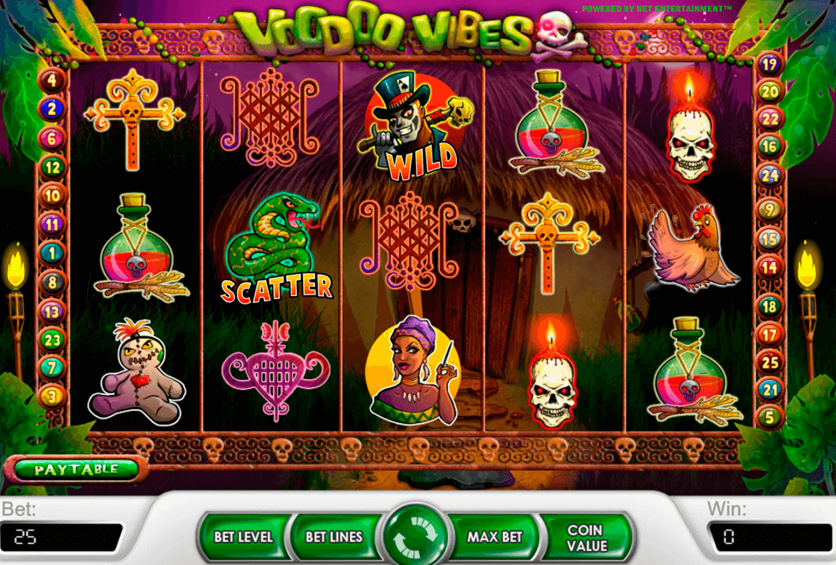 voodoo vibes netent casino gokkasten 