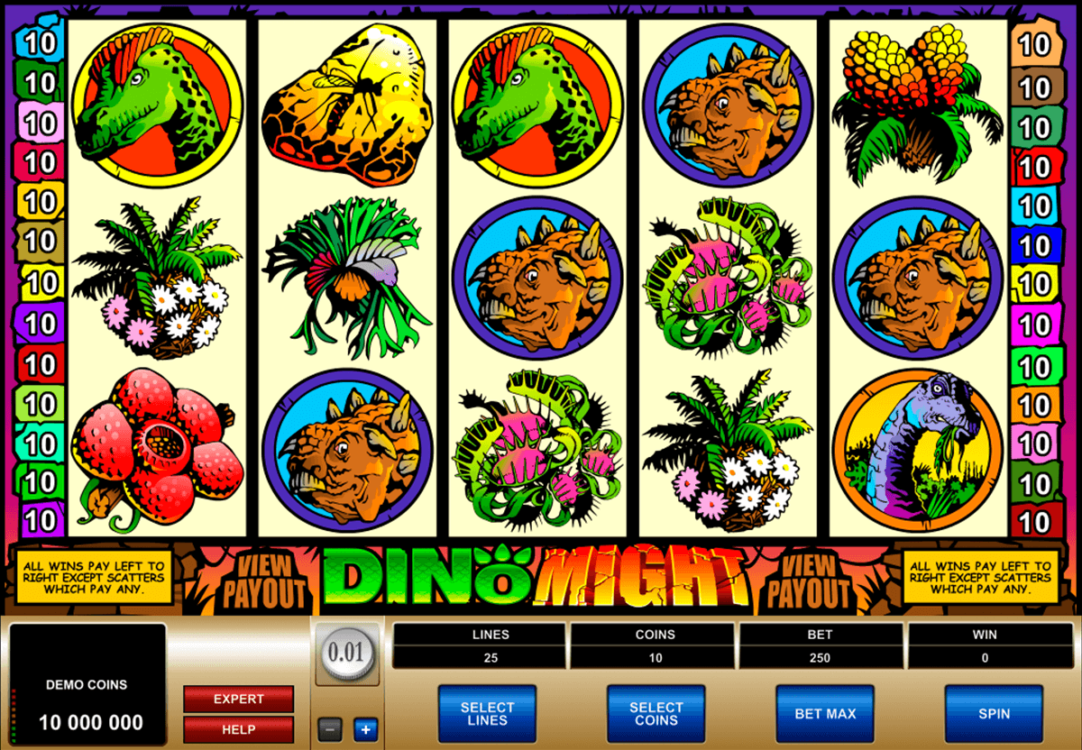 dino might microgaming casino gokkasten 