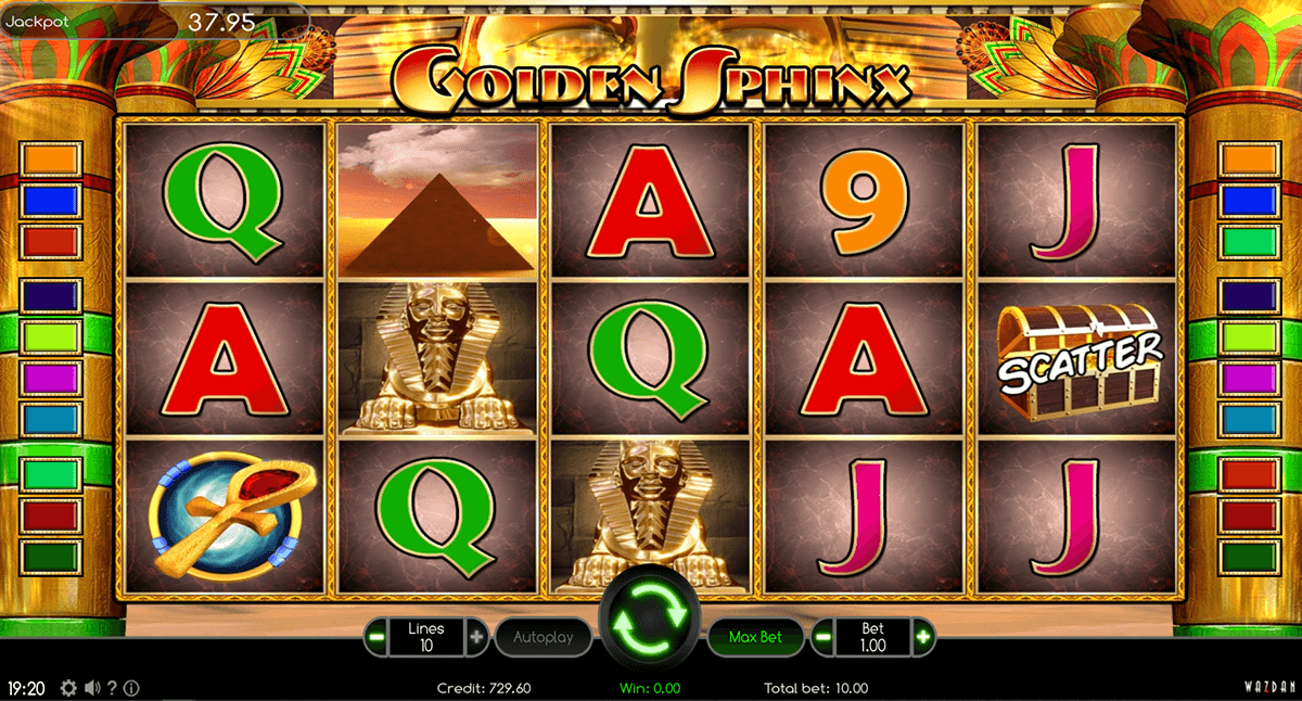 golden sphinx wazdan casino gokkasten 