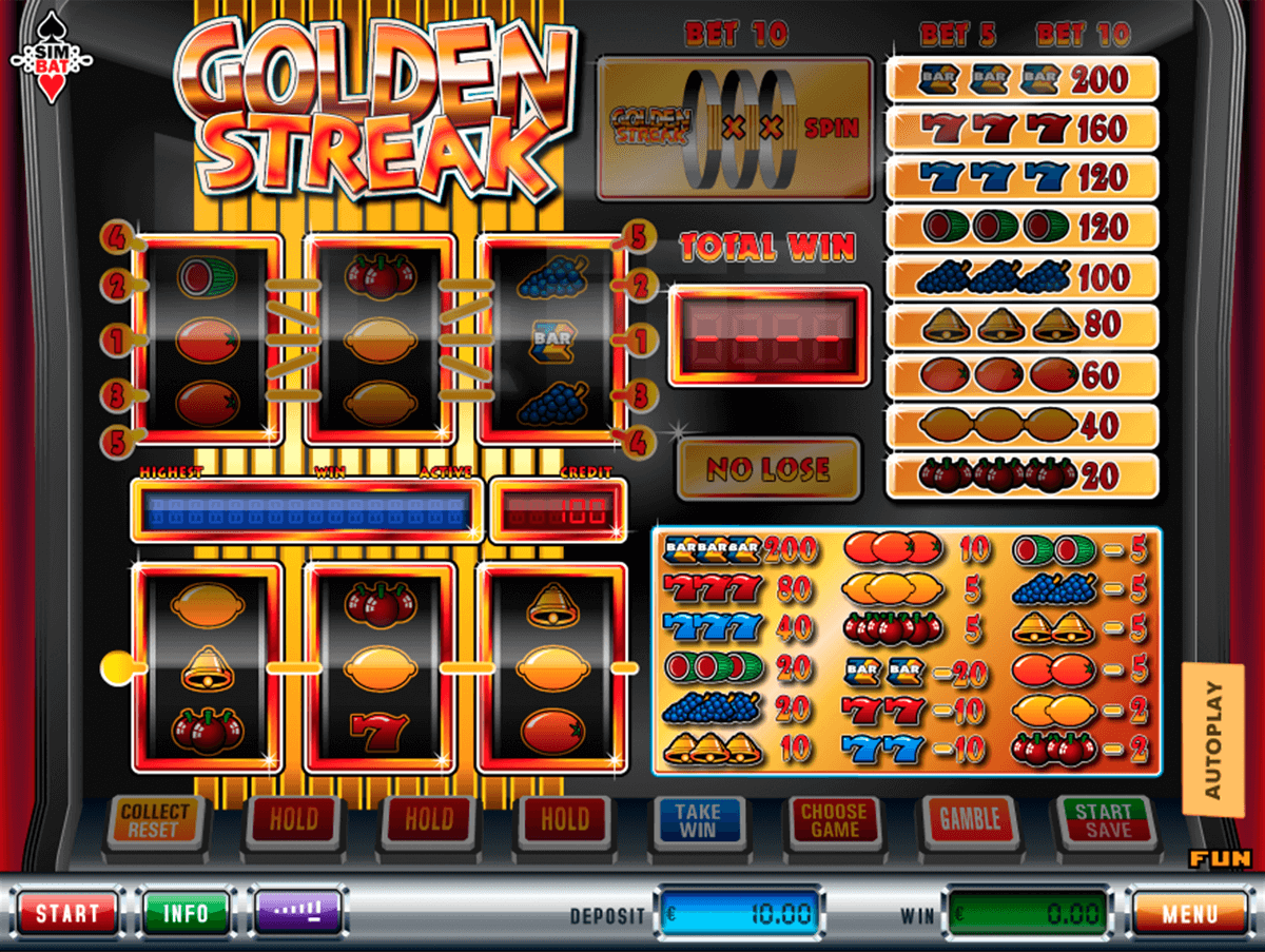 golden streak simbat casino gokkasten 