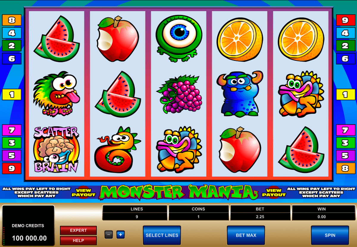 monster mania microgaming casino gokkasten 
