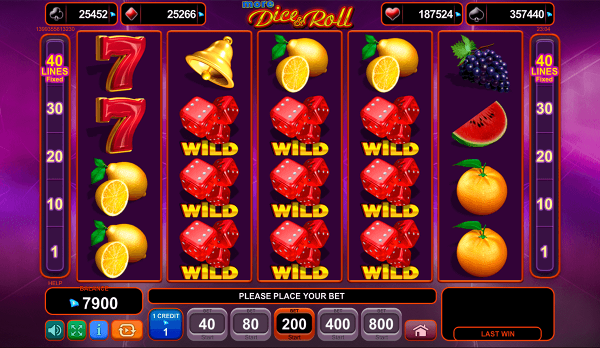 more dice roll egt casino gokkasten 