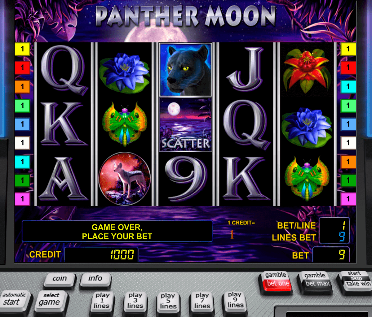 panther moon novomatic casino gokkasten 