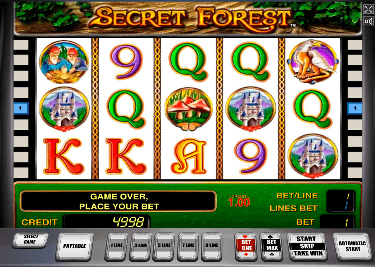 secret forest novomatic casino gokkasten 
