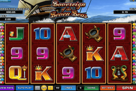 sovereign of the seven seas microgaming casino gokkasten