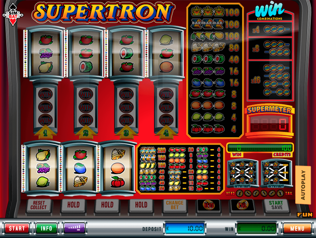 supertron simbat casino gokkasten 