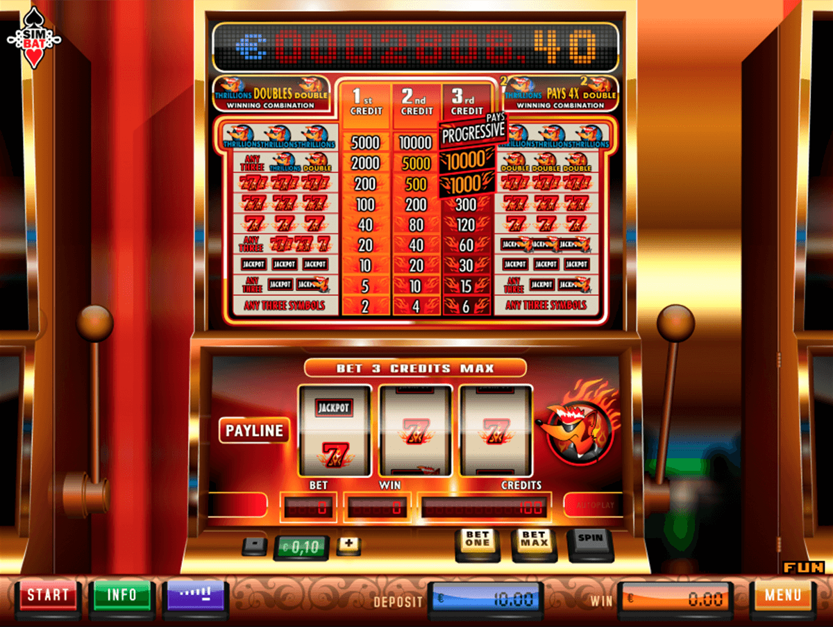 the red foxs double jackpot simbat casino gokkasten 