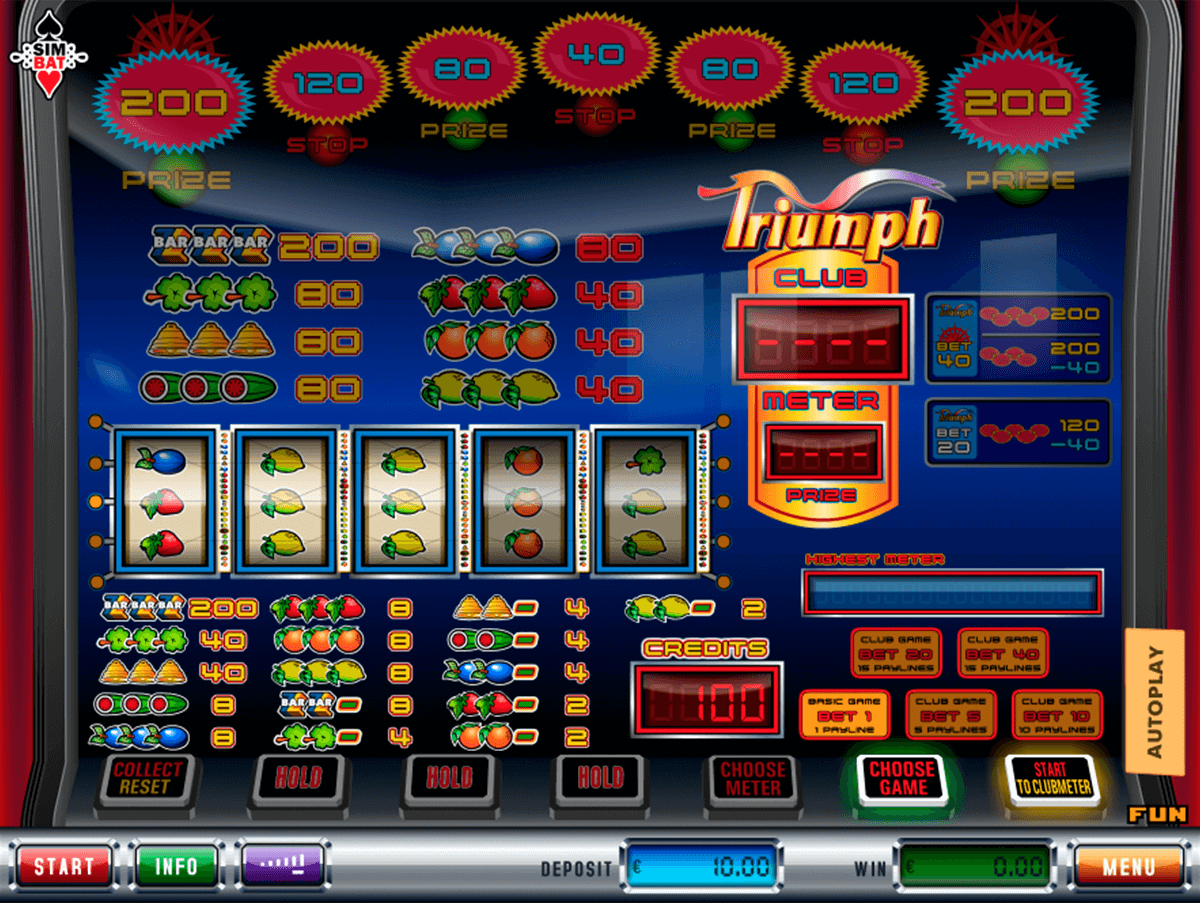 triumph simbat casino gokkasten 