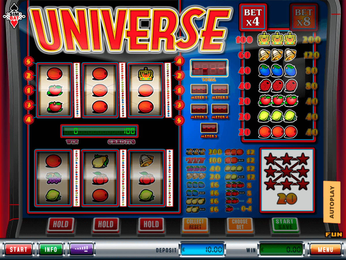 universe simbat casino gokkasten 