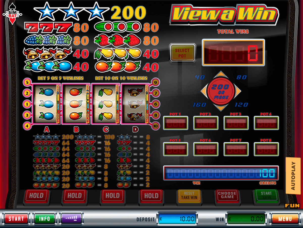 view a win simbat casino gokkasten 