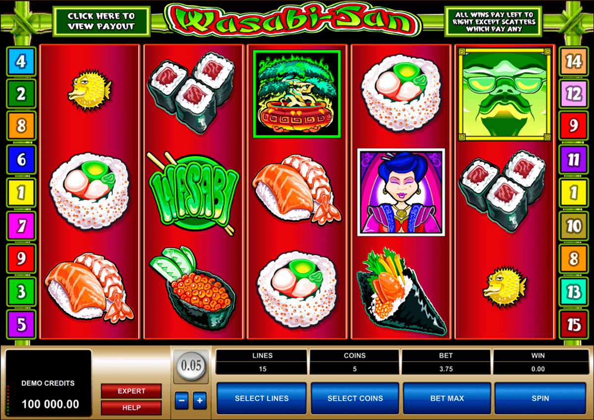 wasabisan microgaming casino gokkasten 