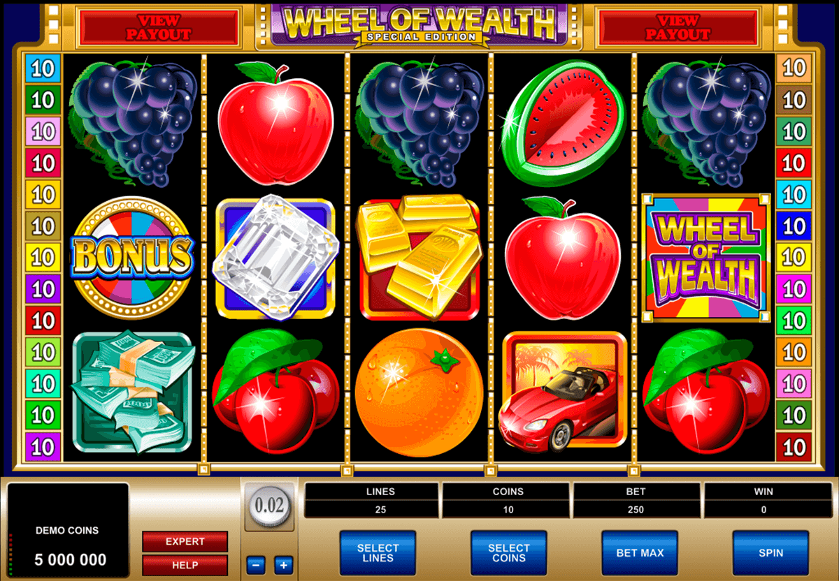 wheel of wealth special edition microgaming casino gokkasten 