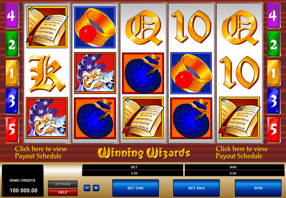 winning wizards microgaming casino gokkasten 